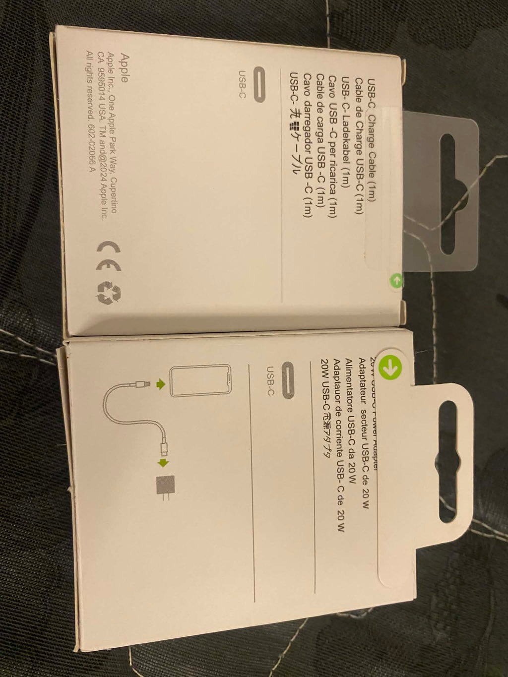 CARGADOR 20W + CABLE TIPO C A LIGHTNING