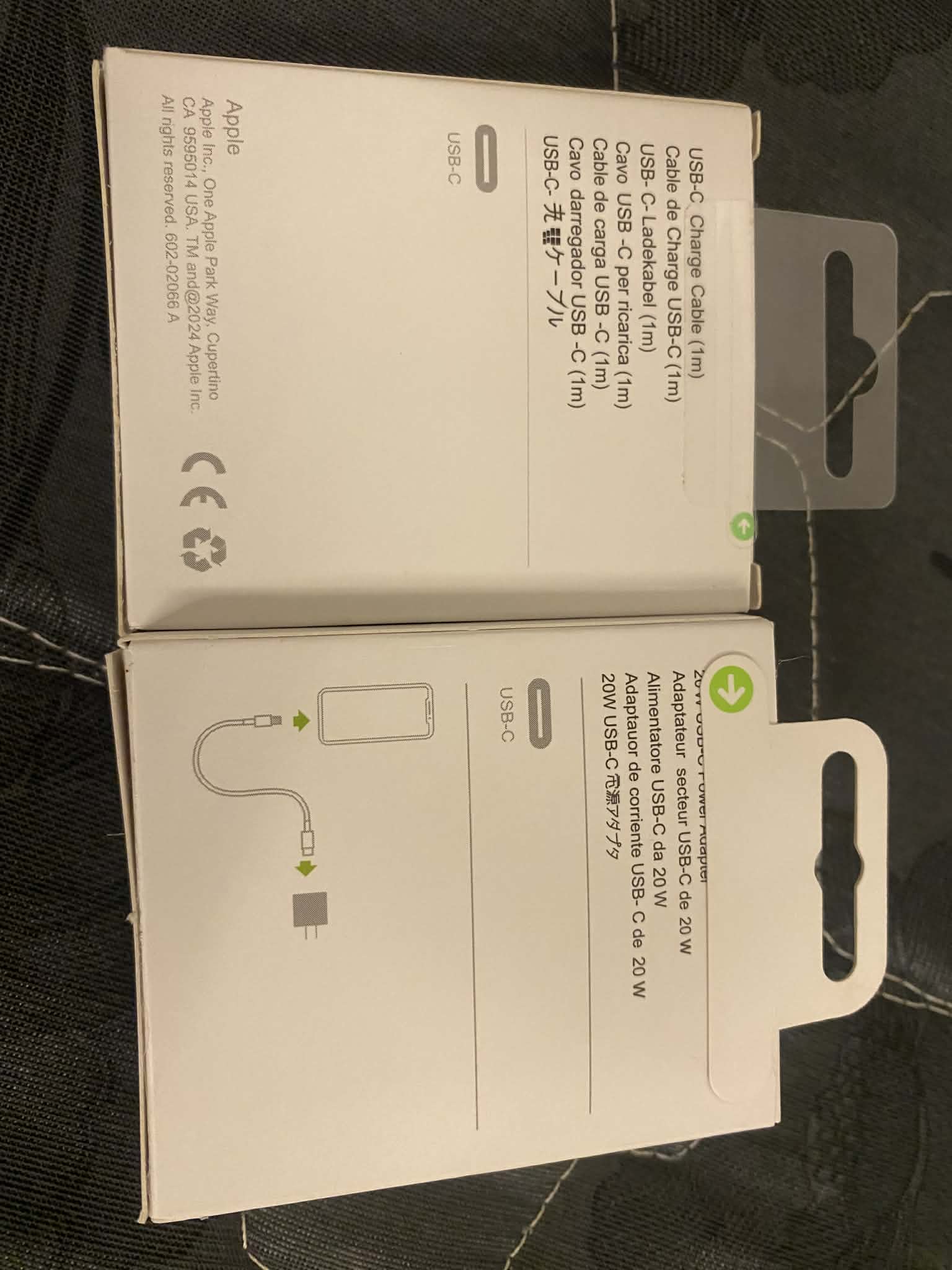 CARGADOR 20W + CABLE TIPO C A LIGHTNING